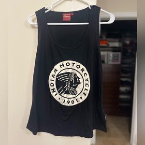 XL - Genuine Indian Motorcycle Women’s Icon Black Tank